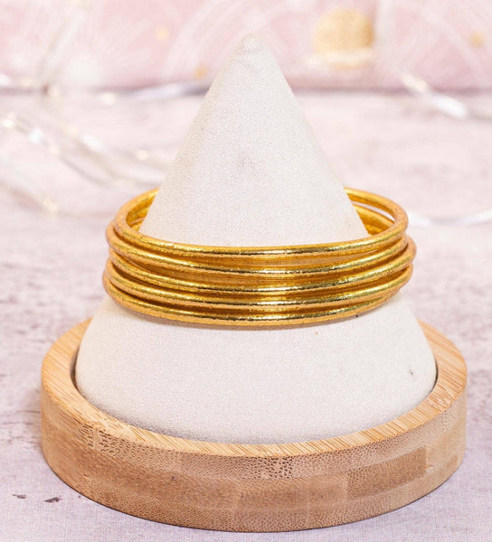 Ultra Thin Gold Waterproof Bangle