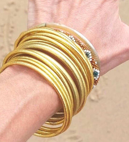 Ultra Thin Gold Waterproof Bangle