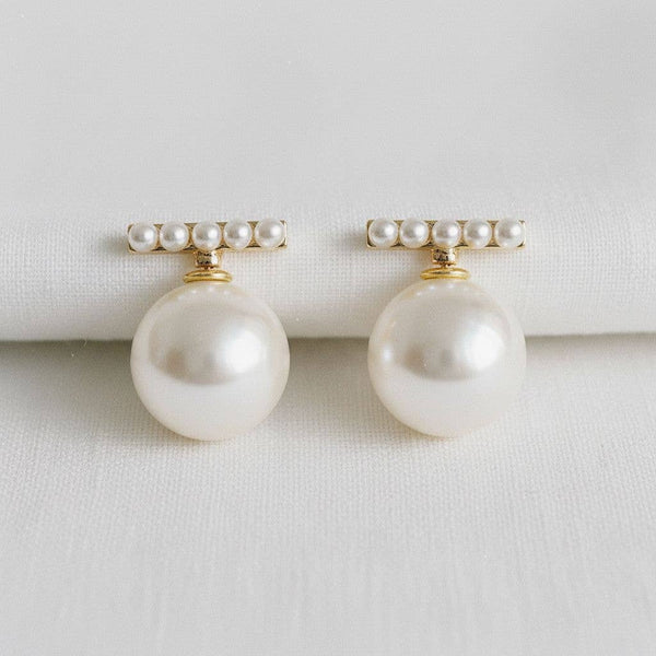 Hidden Stud Drop Earrings