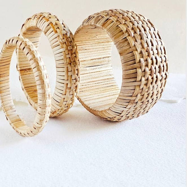 Rattan Bangle - 3 size options