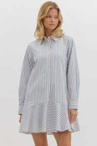 Long Sleeve Stripe Dress