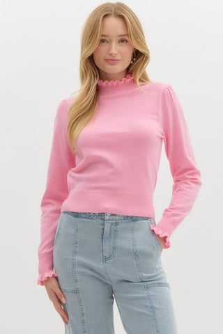 Frill Edge Sweater