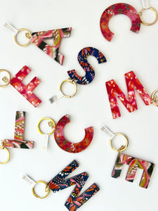 Colorful Letter Keychain