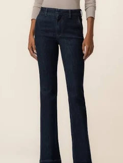 Ana High Rise Trouser Wide Leg in Purpose Wash