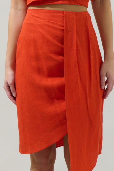 Wrap Drape Skirt