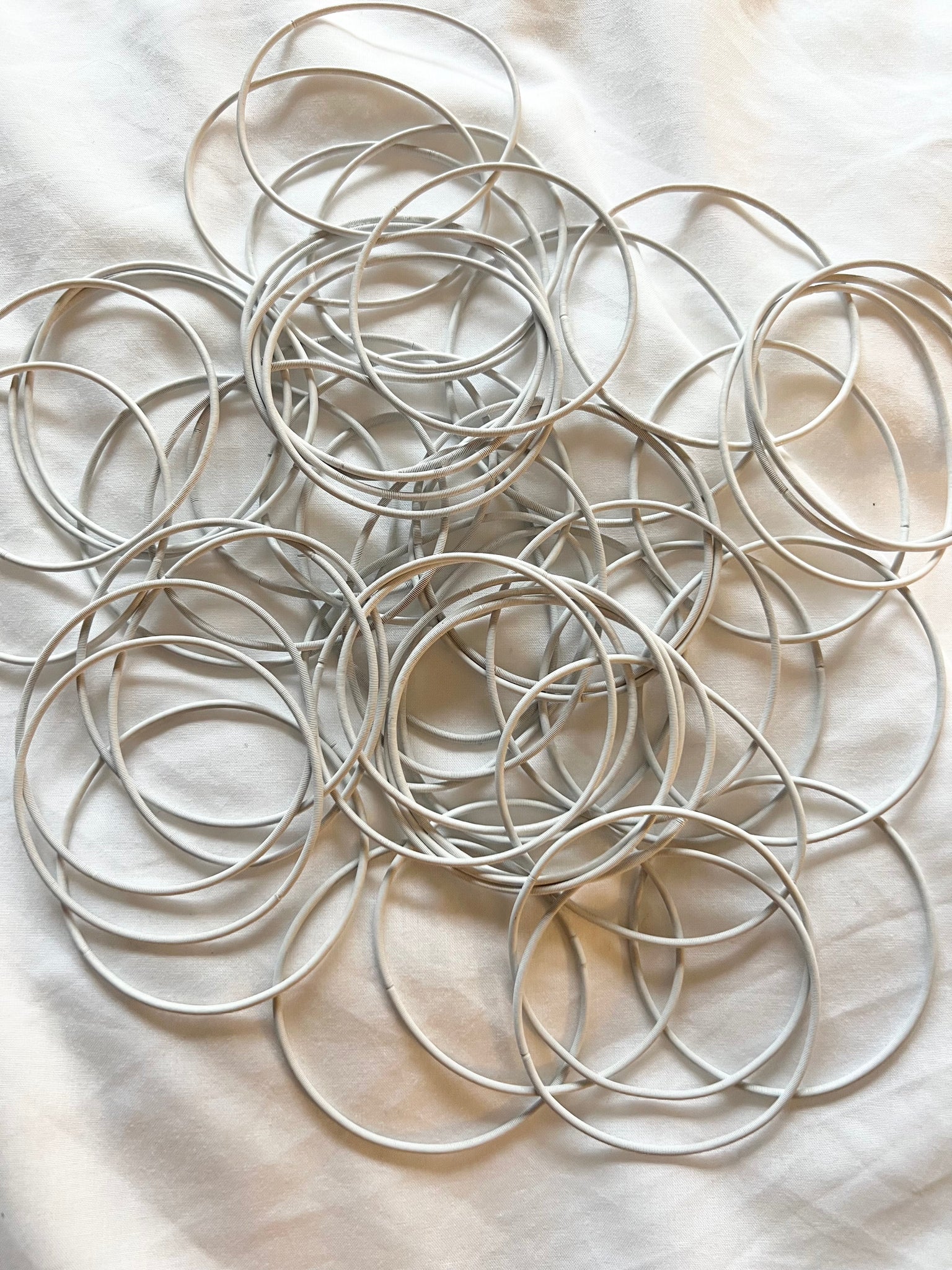 Guitar String Bracelet - White