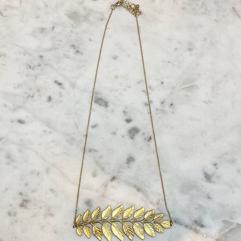 Golden Leaves Necklace