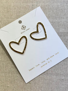 Gold Filled Heart Earrings