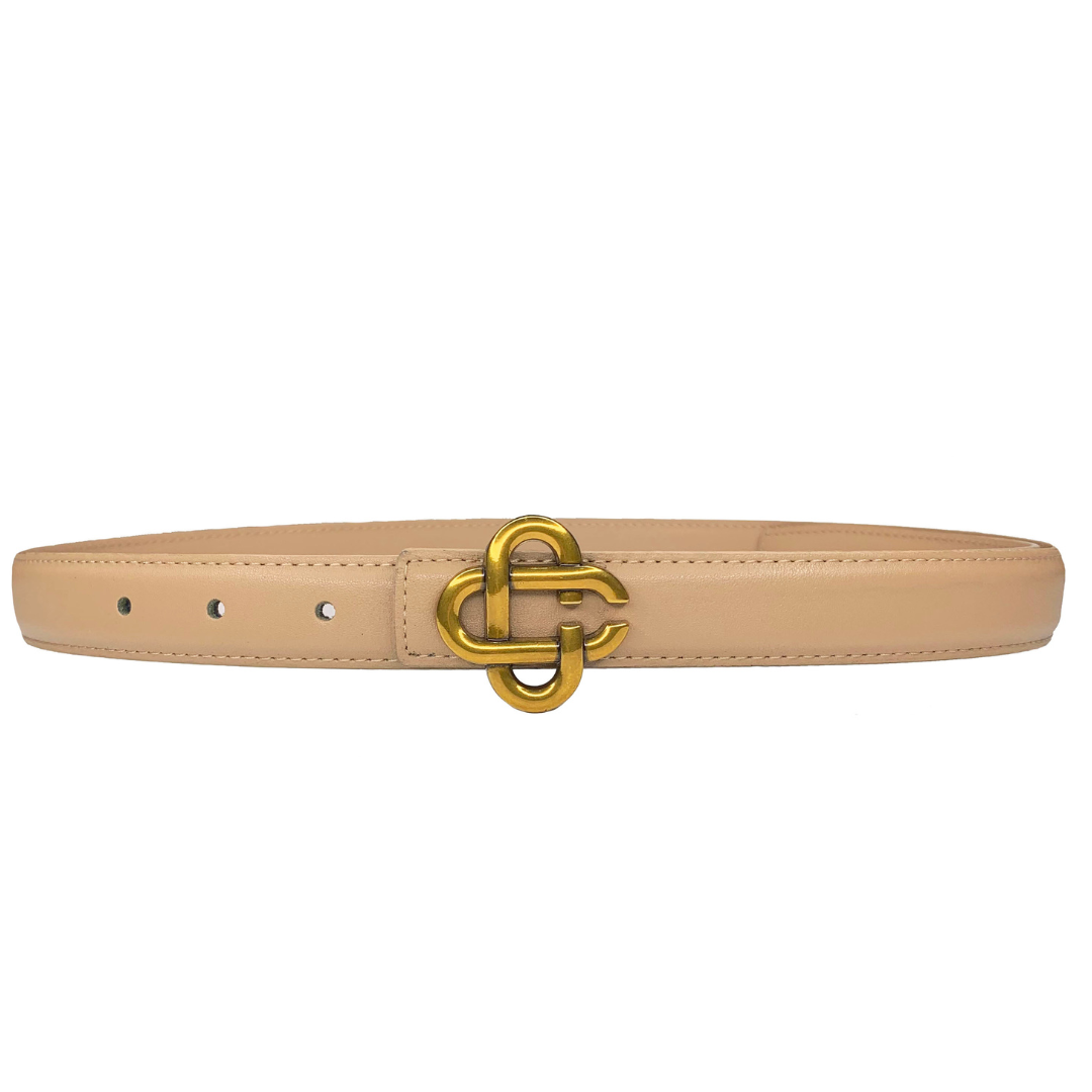 小物 gabardine k.t leather pattern studs belt 小物 gabardine k.t leather pattern studs belt Saddle Leather