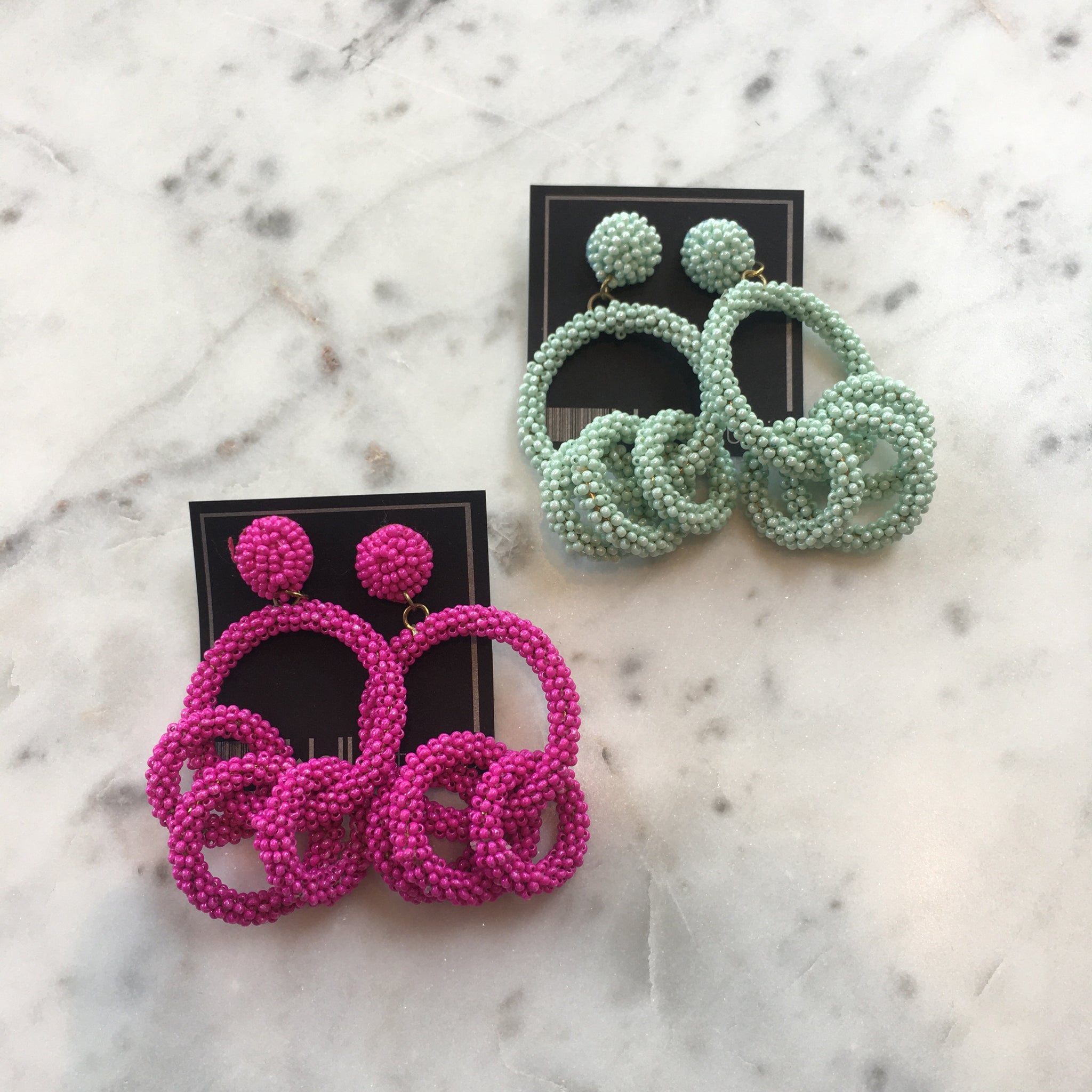 Triple Ring Circle Earring