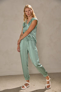 Satin Joggers