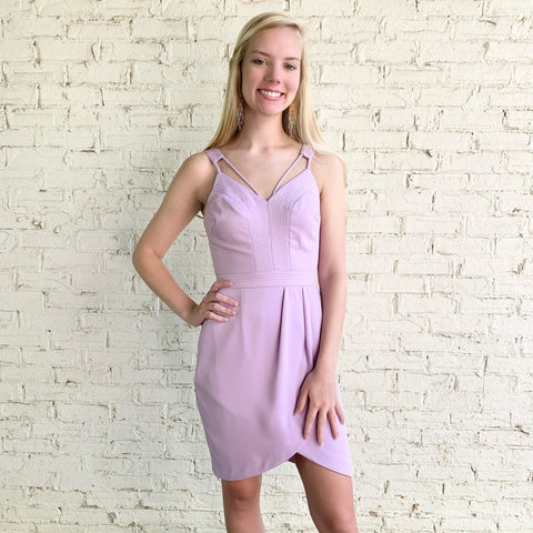 Sara Woven Dress - Lavender